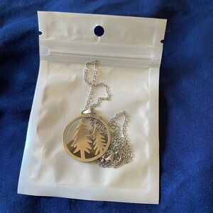 Pine tree necklace